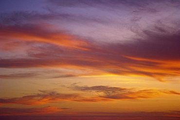 Clouds at dusk