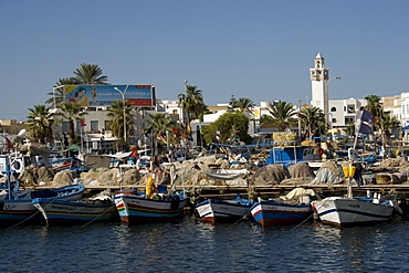 Fishing boats, Mahdia, Tunisia, North Africa, Africa