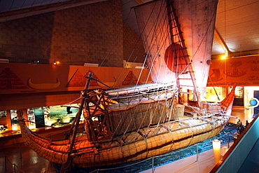 Ra, the reed raft built by Thor Heyerdahl, Maritime Museum in Oslo, Norway, Scandinavia, Europe