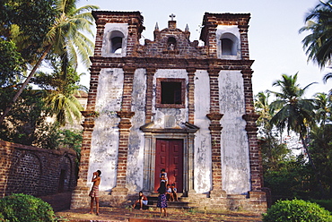 A deserted church in Goa, India