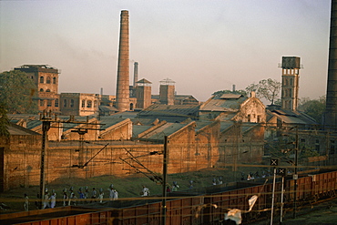 Cotton mills in Ahmedabad, the Manchester of the East, Gujarat, India, Asia