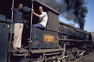 Steam locomotive, India, Asia