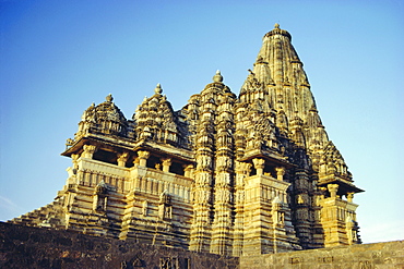 The Kandariya Mahadev Temple in the Western Group of Temples at Khajuraho, Madhya Pradesh, India