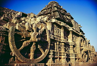 Sun Temple dedicated to the Sun God Surya, dating from 13th century, at Konarak, Orissa, India