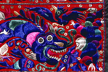 Miao embroiderery, Guizhou Province, China, Asia