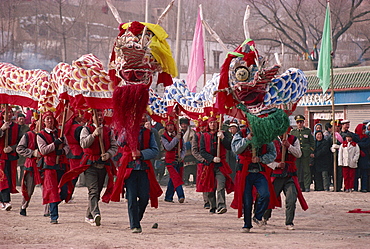 New Year celebration, Xining, Qinghai, China, Asia