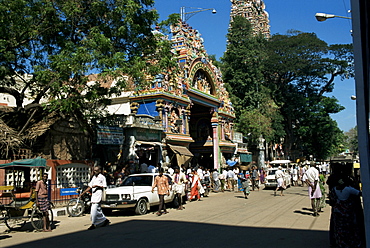 Meenakshi temple, Madurai, Tamil Nadu state, India, Asia