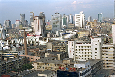 City skyline of the city of Urumqi in Xinjiang, China,Asia