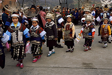 Miao festival, near Kaili, Guizhou, China, Asia