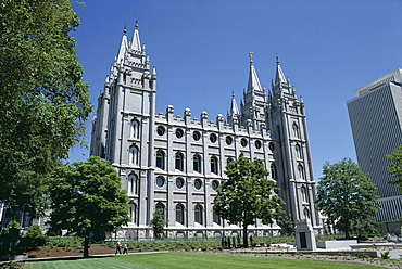 Mormon tabernacle, Salt Lake City, Utah, United States of America (U.S.A.), North America