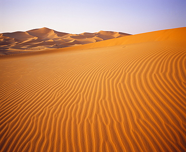 Sand dunes, Grand Erg Occidental, Sahara Desert, Algeria, Africa 