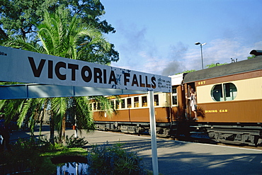 Steam Rail Safaris, Victoria Falls Station, Zimbabwe, Africa