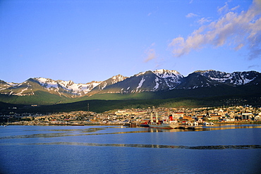Ushuaia, the southernmost town in the Argentine, Argentina, South America