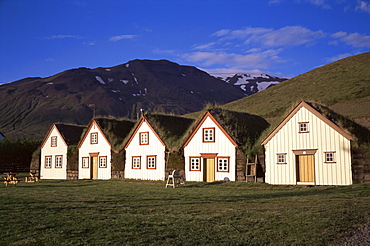 Farm museum, Laufas, northeast area, Iceland, Polar Regions