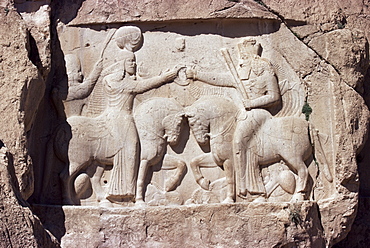 Reliefs at Naqsh-e Rustam, Iran, Middle East