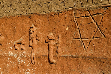 Felasha Jewish house, Gondar, Ethiopia, Africa