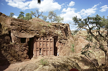 Abba Libanos church, Lalibela, UNESCO World Heritage Site, Ethiopia, Africa