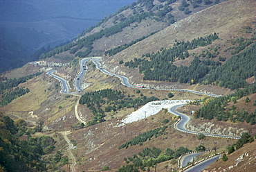 Sevan Pass, road from Georgia to Armenia, former USSR, Central Asia, Asia