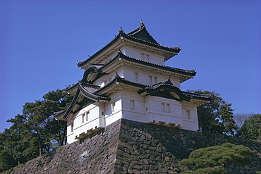 Part of the Imperial Palace, Tokyo, Japan, Asia