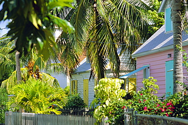 Hope Town, 200 year old settlement on Elbow Cay, Abaco Islands, Bahamas, Caribbean, West Indies