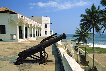 St. Georges Fort, oldest fort built by Portuguese in the sub-Sahara, Elmina, Ghana, West Africa, Africa