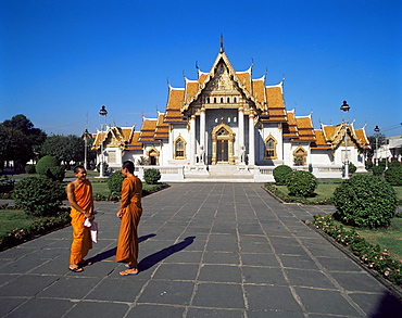 Wat Benjamabophit (Marble Temple), Bangkok, Thailand, Southeast Asia, Asia