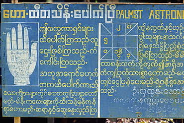 Astrologer's sign, Myanmar (Burma), Asia