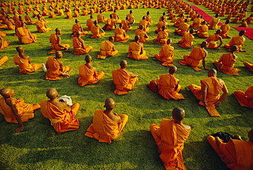 Buddhist monks, Thailand, Asia