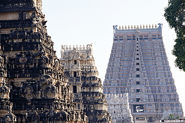 Ranganatha Hindu temple, Srirangam, Tamil Nadu state, India, Asia