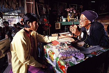 Astrologer in Mandalay, Myanmar (Burma), Asia