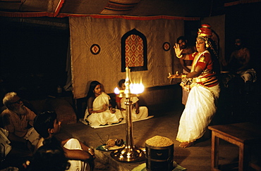 Vedic Theater in Kerala, India, Asia