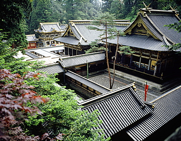 Samurai Festival at Toshogu Shrine, site of the mausoleum of Tokugawa Ieyasu, the founder of the Tokugawa shogunate, Nikko, UNESCO World Heritage Site, Japan, Asia