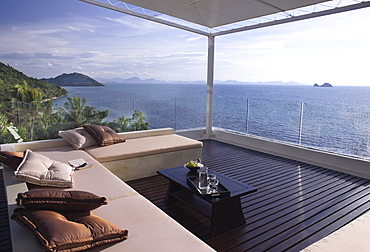 Outdoor Lounge of a villa in Koh Samui Island, Thailand