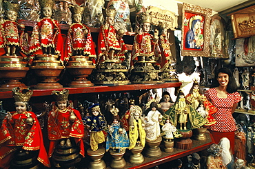 Santo Nino (baby Jesus) statuettes in Philippines, Southeast Asia, Asia