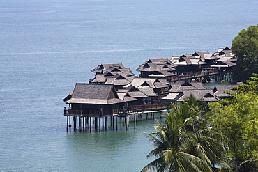 Water Villas at Pangkor Laut Resort, Pangkor Laut, Malaysia, Southeast Asia, Asia