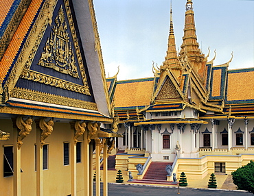 Royal Palace, Phnom Penh, Cambodia, Indochina, Southeast Asia, Asia