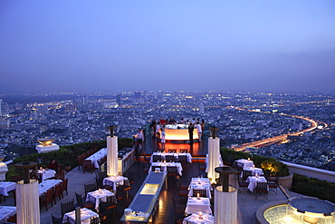 Sirocco Restaurant, Bangkok, Thailand, Southeast Asia, Asia