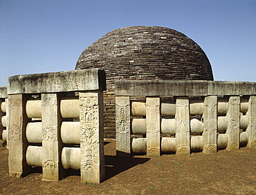 Stupa No. 2, Sanchi, UNESCO World Heritage Site, Madhya Pradesh, India, Asia