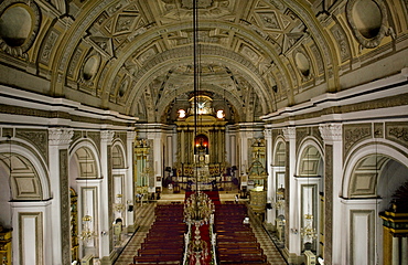 Interior of San Augustin church, the oldest church in Manila dating from 1607, which survived American bombing, UNESCO World Heritage Site, Philippines, Southeast Asia, Asia