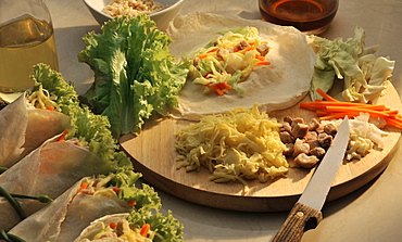 Fresh spring rolls, Philippines, Southeast Asia, Asia