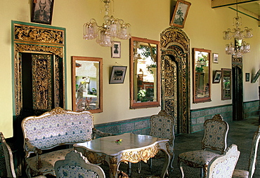 Interior, Karangasem Palace in Amlapura, Bali, Indonesia, Southeast Asia, Asia