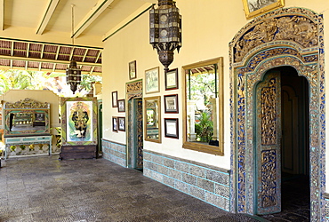 Interior, Karangasem Palace in Amlapura, Bali, Indonesia, Southeast Asia, Asia