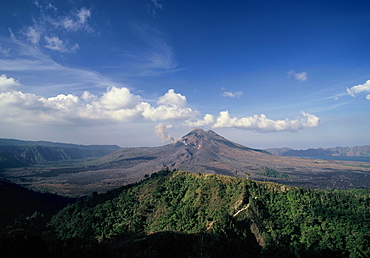 View of Gunung Batur in Bali, Indonesia, Southeast Asia, Asia 