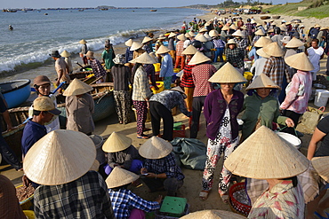 Fishing village, Mui Ne, Vietnam, Indochina, Southeast Asia, Asia