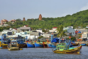 Fishing harbour, Phan Thiet, Vietnam, Indochina, Southeast Asia, Asia