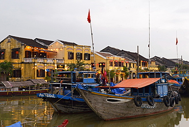 Hoi An River, Hoi An, Vietnam, Indochina, Southeast Asia, Asia