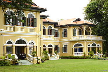 Pracha House, mansion of a turn-of-the-century rubber baron, Phuket, Thailand, Southeast Asia, Asia