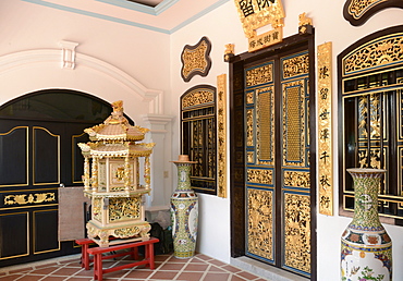 San Tham Shrine, one of the oldest Chinese temples in Phuket, Thailand, Southeast Asia, Asia