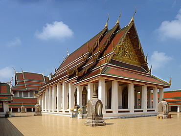 Wat Saket, Bangkok, Thailand, Southeast Asia, Asia 