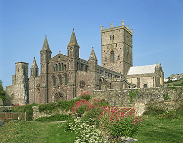 St. David's Cathedral, Pembrokeshire, Wales, United Kingdom, Europe